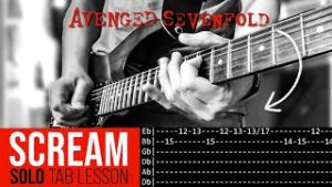 SCREAM Guitar Solo Lesson – AVENGED SEVENFOLD (with Tabs)