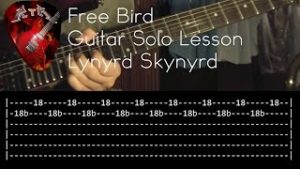 Free Bird Guitar Solo Lesson – Lynyrd Skynyrd (with tabs)