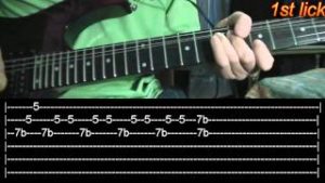 Highway To Hell Guitar Solo Lesson – AC/DC(with tabs)