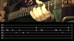 Rock N Roll Train Guitar Solo Lesson – AC/DC (with tabs)