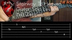 Stairway To Heaven Guitar Solo Lesson – Led Zeppelin with tabs